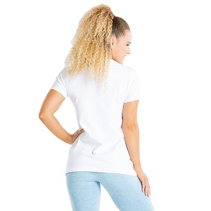 Camisetas Deportivas de Manga Corta para Mujer, de Alta Calidad, Ajustadas, Elásticas, Lisas, Personalizadas, al por Mayor, de Venta Caliente - Product Image 5
