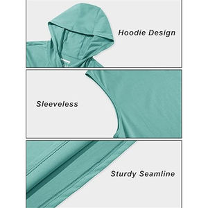 High Quality Custom Men's Sleeveless Gym Hoodie Performance Comfort Muscle Sport Tank Top Custom High Quality Plain Mens - Product Image 5