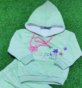 Vêtements de sport d'hiver pour enfants Vêtements de sport en coton Vêtements d'hiver pour enfants Filles Garçons Hoodies Tracksuit Custom Sweatshirt Cute - Product Image 1