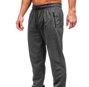 Pantalon de jogging personnalisé pour hommes, respirant, 100% coton, pantalon de survêtement en éponge française, coupe ample, pantalon de survêtement décontracté de style sportif - Product Image 6