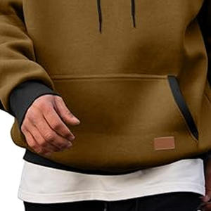 Sweat à capuche pour hommes de haute qualité sweats à capuche unisexe broderie sweats à capuche personnalisés poids lourd bouffée impression sweat à capuche pour hommes fabriqué par robe de sport - Product Image 3