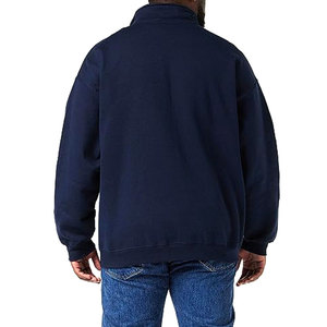 Sweat-shirt pour homme en polaire à demi-zip personnalisé, col rond, polyester, manches longues, logo personnalisé, demi-zip, polaire polaire - Product Image 5