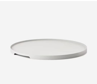 Plateau de service en aluminium fait main, design moderne, élégant, durable, léger, couleur et logo personnalisables, multifonctionnel