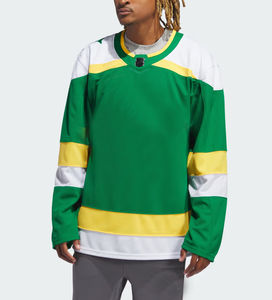 Maillot de hockey sur glace le plus vendu, logo personnalisé, sublimation, maillot de hockey d'équipe confortable, 100% polyester, respirant, séchage rapide - Product Image 5