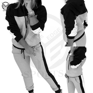 Conjunto de 2 piezas de chándal de algodón con logotipo personalizado, conjunto de pantalones de chándal y Sudadera con capucha, sudadera de entrenamiento para correr 2025 - Product Image 2