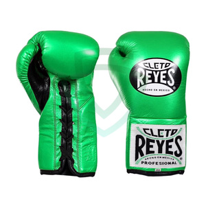 Guantes de Boxeo Profesionales para Adultos de Cuero de Búfalo con Cierre, Diseño Transpirable y Opciones Personalizables - Product Image 1