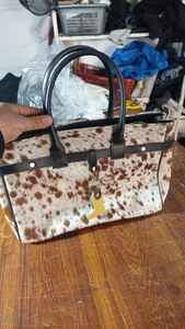 Sac à main de luxe pour femme en cuir de vachette véritable fourrure classique Sac à main porté épaule Bandoulière personnalisable Taille Couleur Accessoires - Product Image 5