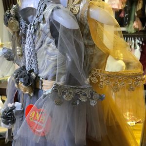 Nuevo Diseño de Vestido Floral para Niñas para Fiestas de Verano, Vestido Elegante para Bebés con Borde de Red y Coletero, Ropa Infantil para Primavera - Product Image 6