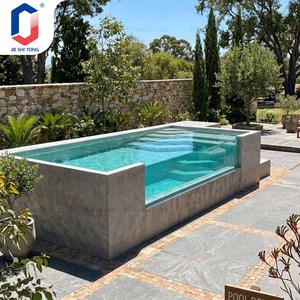 Piscine hors sol préfabriquée en conteneur de 20 pieds avec système de filtration complet, prête à l'emploi, pour jardin ou resort. - Product Image 5