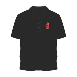 Kappa Alpha Psi YO Hand Sign 1911 <b>Black</b> <b>Polo</b> <b>Shirt</b> Premium Cotton Greek Fraternity Classic Casual Wear Top - Product Image 3