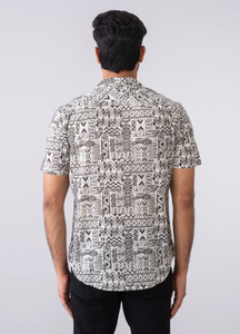 เสื้อเชิ้ตชายหาดผ้าคอตตอนพิมพ์ลายฮาวายสำหรับผู้ชายพิมพ์ซับลิเมชันงานพิมพ์ซับลิเมชันงานออกแบบแบรนด์ - Product Image 4