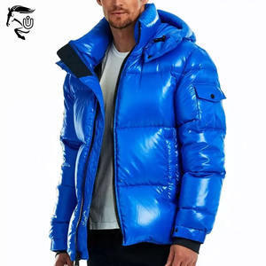 Veste matelassée pour hommes manteau d'hiver à capuche matelassé isolé léger chaud mots-clés fabriqués par Unbridleds Industry - Product Image 4