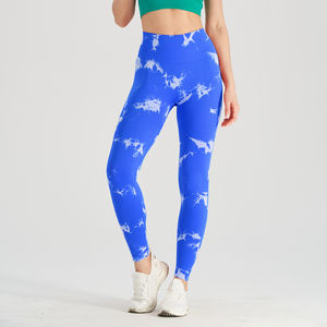<b>Women</b> <b>Leggings</b> Custom Logo Activewear Yoga Pants Para Mujer Workout Tights High Waist <b>Women</b> Tie Dye Seamless Scrunch - Product Image 2