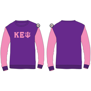 Kapa Epsilon PSI เสื้อสเวตเชิ้ตคอกลมไซส์ใหญ่พิเศษผลิตจากวัสดุ OEM - Product Image 2
