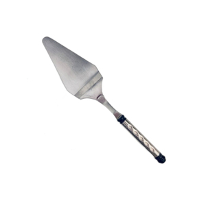 Colección brillante, Plata de lujo, acero inoxidable, plata, mate, pulido, cuchillo para pastel de boda, cortador y espátula, juego de servidor - Product Image 6