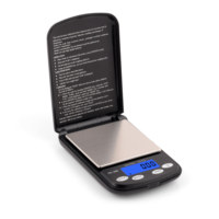 Balance de précision numérique portable ACE DS 500 pour bijoux, 500g/0.01g, corps en plastique ABS, plateau en acier inoxydable, fonctionne sur piles