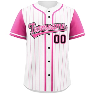 Nouvelle Arrivée Maillots de Baseball Personnalisés pour Hommes et Femmes, Impression Numérique, Couleurs Personnalisées, T-shirts de Sport Softball S-5XL, 100% Polyester, Séchage Rapide - Product Image 6