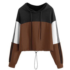 Sudadera con Capucha para Mujer, Top Corto A LA Moda, Top Corto de Alta Calidad, Logotipo Personalizado, Novedad - Product Image 1