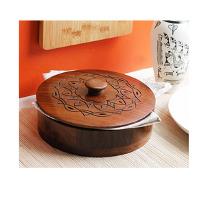 Casserole en bois Pot de table Cuisine Hot Pot Utilisation de réchauffement des aliments en gros Cuisine de table Pots de réchauffement des aliments - Product Image 5