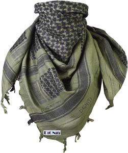 Foulard Shemagh vert Olive populaire 100% coton doux respirant qualité polyvalent foulard de tête - Product Image 4