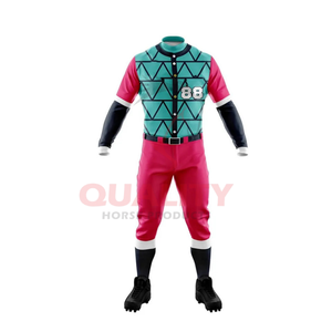 ชุดเบสบอลตาข่ายระบายอากาศทนทานพร้อมชุดออกแบบซับลิเมชันประกอบด้วยชื่อทีมและหมายเลขสำหรับทัวร์นาเมนต์ - Product Image 4