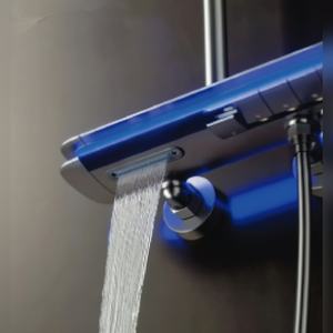 Sistema de Ducha Termostática con Acabado Grafito, Negro Mate, Cabezal Cuadrado, Compra al por Mayor, Precio de Fábrica, Envío Global - Product Image 4