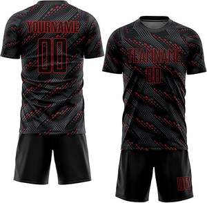 Uniforme de fútbol profesional de poliéster 100% para niños Nuevo estilo Calidad Premium Color sólido Último diseño a la venta - Product Image 1