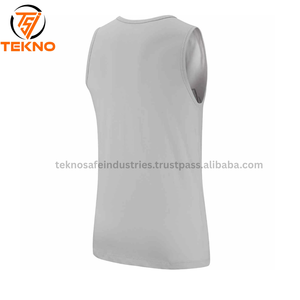 เสื้อกล้ามแขนกุดมีสไตล์สำหรับวัยรุ่นไซส์ใหญ่พิเศษ, เสื้อกล้ามถักระบายอากาศได้ดี - Product Image 4