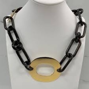 Lo último en collar moderno de moda de cuerno hecho a medida, joyería Bohemia única con collar de piedras preciosas con colgante tallado a mano - Product Image 3