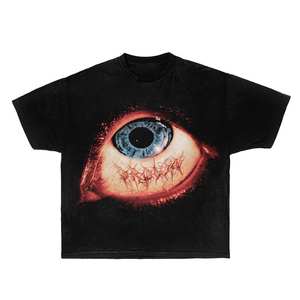 Camiseta de algodón con logotipo personalizado para hombre, ropa de calle con diamantes de imitación, cuello redondo, transferencia de diamantes, camiseta con patrón de diamantes - Product Image 6