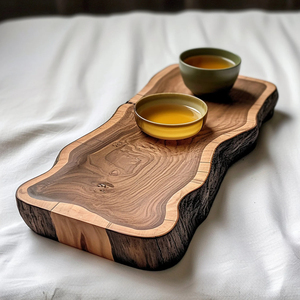 Bandeja de servicio de madera maciza de alta resistencia, perfecta para mesas de centro, restaurantes y hoteles, utiliza bandeja de madera hecha a mano al precio más bajo - Product Image 1