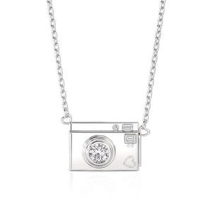 Collar de Acero Inoxidable Jeulia con Foto Personalizada y Grabado de Piedra de Nacimiento - Product Image 2