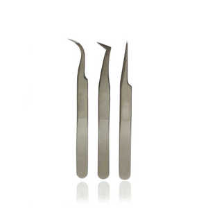 Pince à épiler professionnelle de luxe à pointe fine en acier inoxydable, haute qualité, couleur et taille personnalisables, marque privée, quantité en gros - Product Image 6