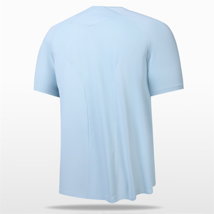 Vente en gros T-shirts d'entraînement à col rond tricot sportif personnalisé séchage rapide 100% coton coupe régulière T-shirt pour homme - Product Image 2