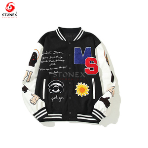 Veste d'université vintage personnalisable pour l'hiver, veste Letterman à manches longues brodée à la mode, matériel d'automne/d'hiver - Product Image 6