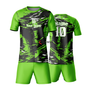 ชุดยูนิฟอร์มฟุตบอลชายแบบพรีเมียมสั่งทำพิเศษ เสื้อซับลิเมชั่นพร้อมกางเกงขาสั้น ชุดฟุตบอลคุณภาพสูงสำหรับผู้ใหญ่ รับผลิตแบบ OEM - Product Image 5
