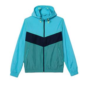 Chaqueta Cortavientos Transpirable, Informal, de Moda, al por Mayor, Repelente al Agua, con Bloques de Color, para Hombre, Talla Grande, Chaqueta para Exteriores - Product Image 1