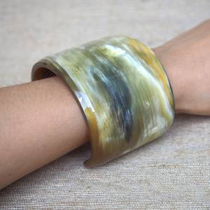 Venta al por mayor cuerno brazalete fabricante suministra cuernos pulseras brazaletes joyería natural - Product Image 5