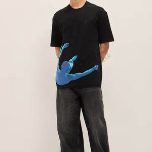 Camiseta de algodón informal de gran tamaño de alta calidad de manga larga sólida para hombre de talla grande para venta en línea - Product Image 1