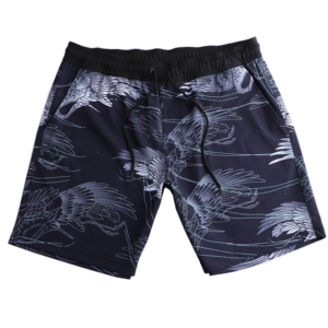 Pantalones cortos de cintura elástica sublimada de verano, pantalones cortos transpirables de secado rápido para hombre, venta al por mayor, pantalones cortos estampados por sublimación, comodidad - Product Image 4