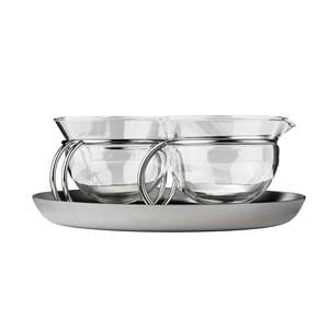 Glossy Finishing Stainless Steel <b>Sugar</b> Canister Set Kitchenware Dining Table Tabletop Decorative at Home - Product Image 2