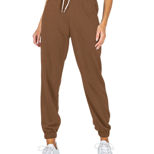 Pantalon de survêtement pour femmes de taille XL Pantalon de jogging en molleton lourd de couleur personnalisée Taille élastique Logo de la rue-Service OEM - Product Image 1