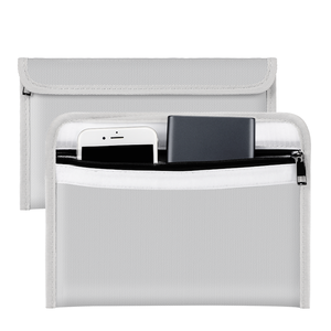 YHX UL94 V0 taşınabilir 10000 MAh mobil güç bankası yanmaz ve patlamaya dayanıklı pil kutusu yanmaz güç bankası saklama çantası - Product Image 1