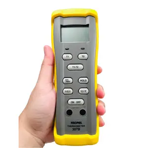 2-Channel Dual Mini Handheld Digital Thermocouple Pyrometer Thermometer  Display