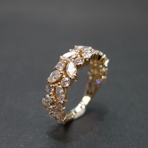 Anillo de Compromiso o Matrimonio para Mujer, con Diamante Cultivado en Laboratorio, Corte Marquesa, Clásico, Certificado IGI, Plata de Ley Maciza Chapada en Oro - Product Image 2