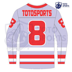 Jersey de Hockey sobre Hielo para Hombre, Ligero, de Alto Rendimiento, Ajuste Cómodo, del Mejor Proveedor, Nuevo y Moderno, con Logotipo Personalizable - Product Image 2