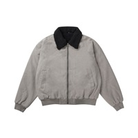 Blouson Bomber Unisexe Personnalisé en Toile Vintage Écologique Coupe-Vent Réversible Anti-UV pour Travail d'Hiver – Idéal pour les Charpentiers
