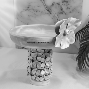 Juego de Tazones de Chocolate Plateados Martillados, Juego de Tres Tazones Decorativos para Dulces, Tamaño Personalizado, Forma Redonda, Nuevo Tazón de Chocolate - Product Image 5