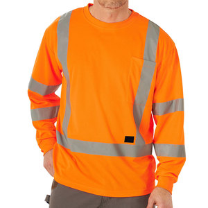 Camiseta de alta visibilidad para hombre de alta calidad, ropa de trabajo de invierno cómoda de tarifa razonable, camiseta transpirable de alta visibilidad para hombre, ropa a granel - Product Image 1