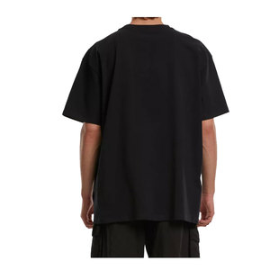 Camiseta de punto 100% algodón de color liso para hombre, de fábrica OEM, con hombros extendidos, corte regular, cómoda y de calidad, ideal para verano. - Product Image 4